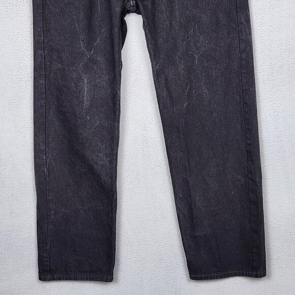 Levi's 505 Jeans Mens 38x30 Black Straight Leg Regular Fit Zip Fly Red Tab - Picture 7 of 16
